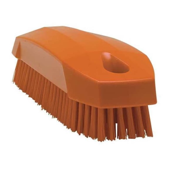 Vikan 4-57/64"L Polyester Block Hand and Nail Brush 64407