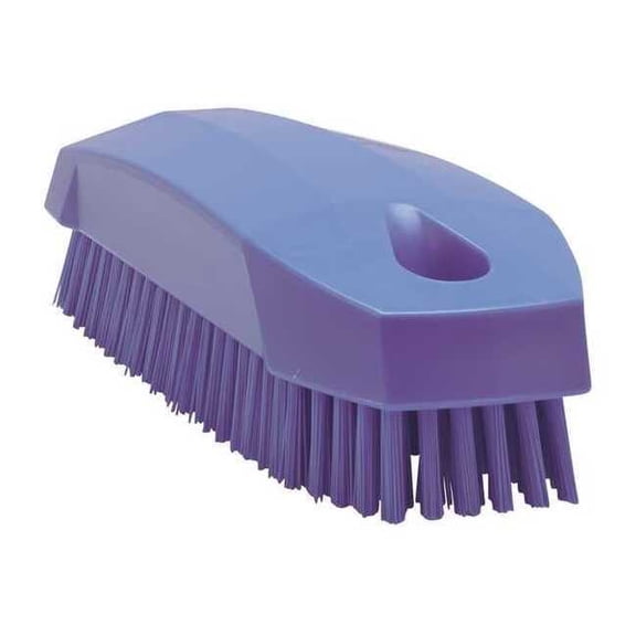Vikan 4-57/64"L Polyester Block Hand and Nail Brush 64408