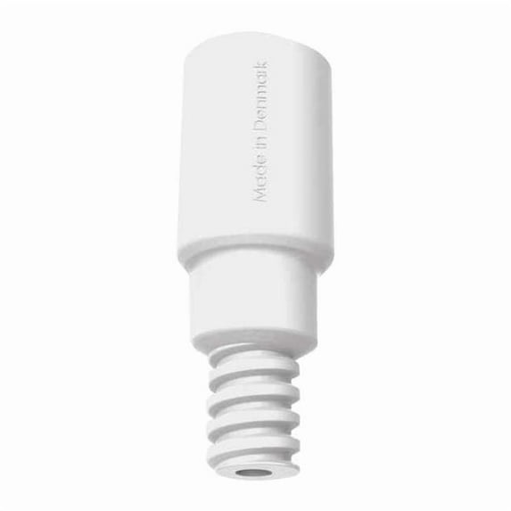 3 11/32 in Adapter, White, Polypropylene 29955