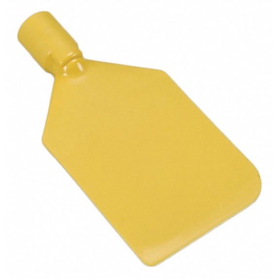 Paddle Scraper,Flex,4-1/2 x6,Poly,Yellow 70136
