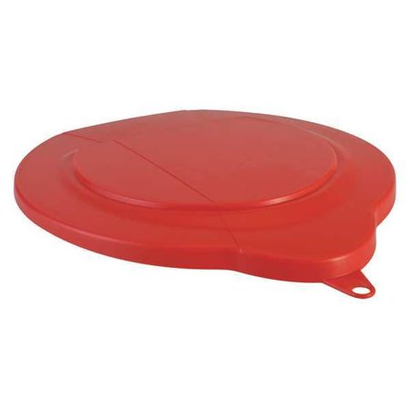 Vikan Pail Lid,Red,9 3/4 in Diameter 56894