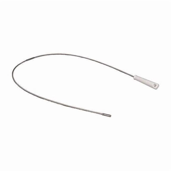 Vikan Pipe and Tube Brush Handle, 1 in Dia, Stainless Steel; Polypropylene 5350