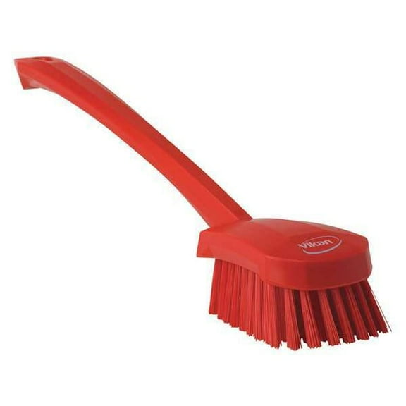 Vikan Scrub Brush,Polyester,Short Handle  41864