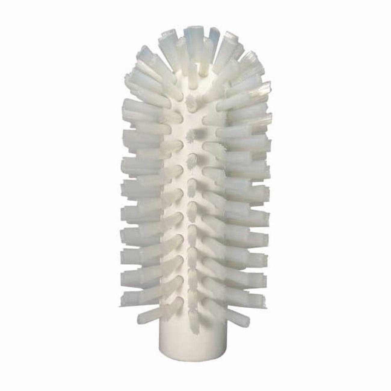 2 3/8 in W Tube and Pipe Brush, Stiff, Not Applicable L Handle, 5 1/2 in L Brush, White