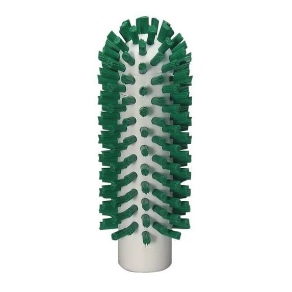 2" W Tube and Pipe Brush, Stiff, Not Applicable L Handle, 5 1/4 in L Brush, Green 5380502