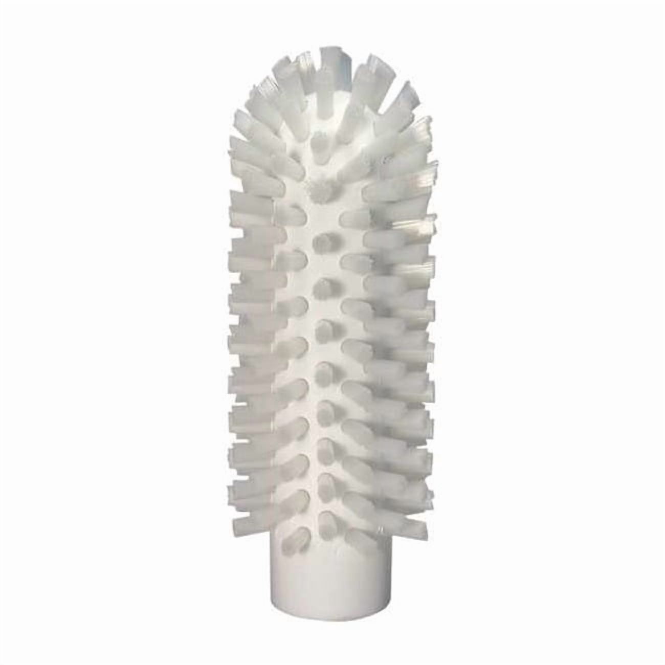 2" W Tube and Pipe Brush, Stiff, Not Applicable L Handle, 5 1/4 in L Brush, White 5380505