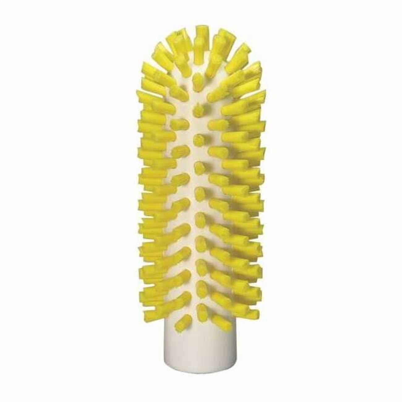 2" W Tube and Pipe Brush, Stiff, Not Applicable L Handle, 5 1/4 in L Brush, Yellow 5380506