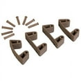 thumbnail image 1 of Vikan Wall Bracket Replacement Clips - Brown (2 Units), 1 of 1