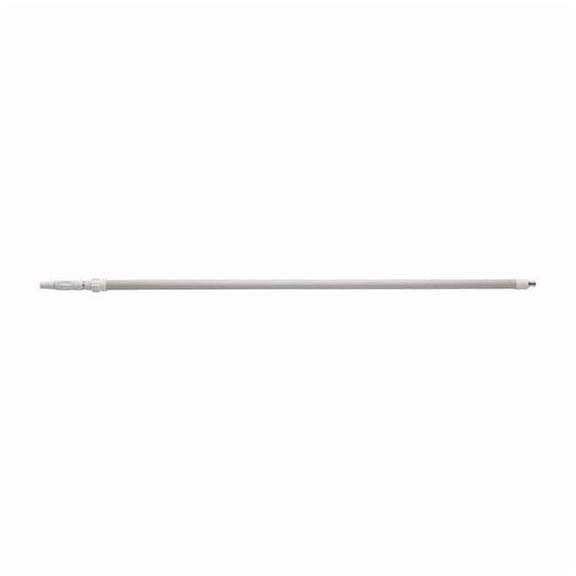 Vikan 1600mm Waterfed Broom Handle, 1 1/4 in Dia, White, Aluminum 2973Q5