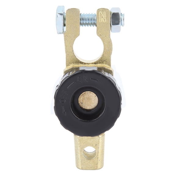 Vikenar Terminal de Enlace de Coches Auto batería Knob Tipo de Corte Interruptor Principal de desconexión aislador (Negro)
