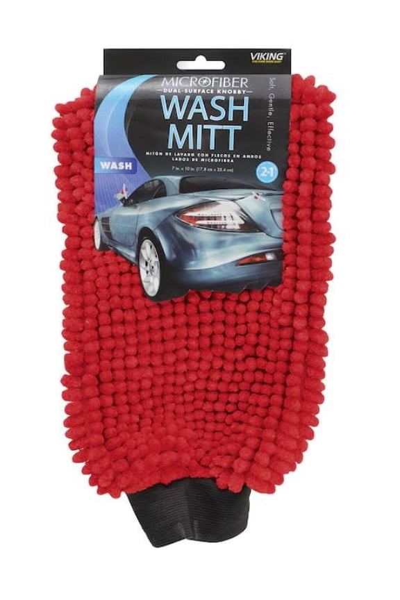 2-in-1 Knobby Microfiber Wash Mitt