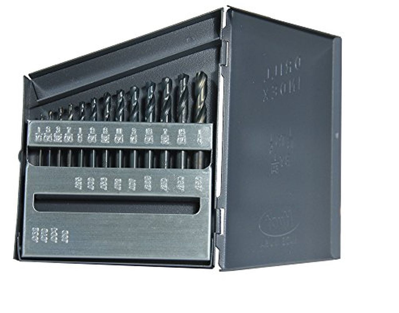 Viking Press Viking Drill & Tool 13-Piece Stub Length Drill Bit Set - #43690, 1/16 To 1/4, 135° Split Point, Black Oxide Viking Press Viking Drill & Tool 13-Piece Stub Length Drill Bit Set - #43690, 1/16 To 1/4, 135° Split Point, Black Oxide