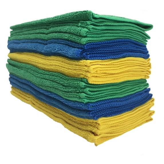 Viking Microfiber Auto Cleaning Cloth, 24 Pack Towels