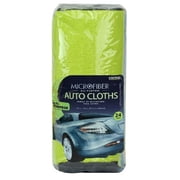Viking 853400 Polyester Microfiber Auto Cleaning Towels Cloths, Assorted 24-Pcs.
