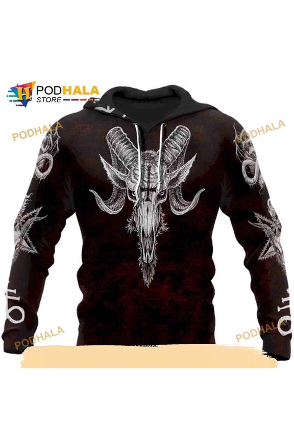 Viking Armor Tattoo For Lover All Over Print 3D Hoodie T-Shirt