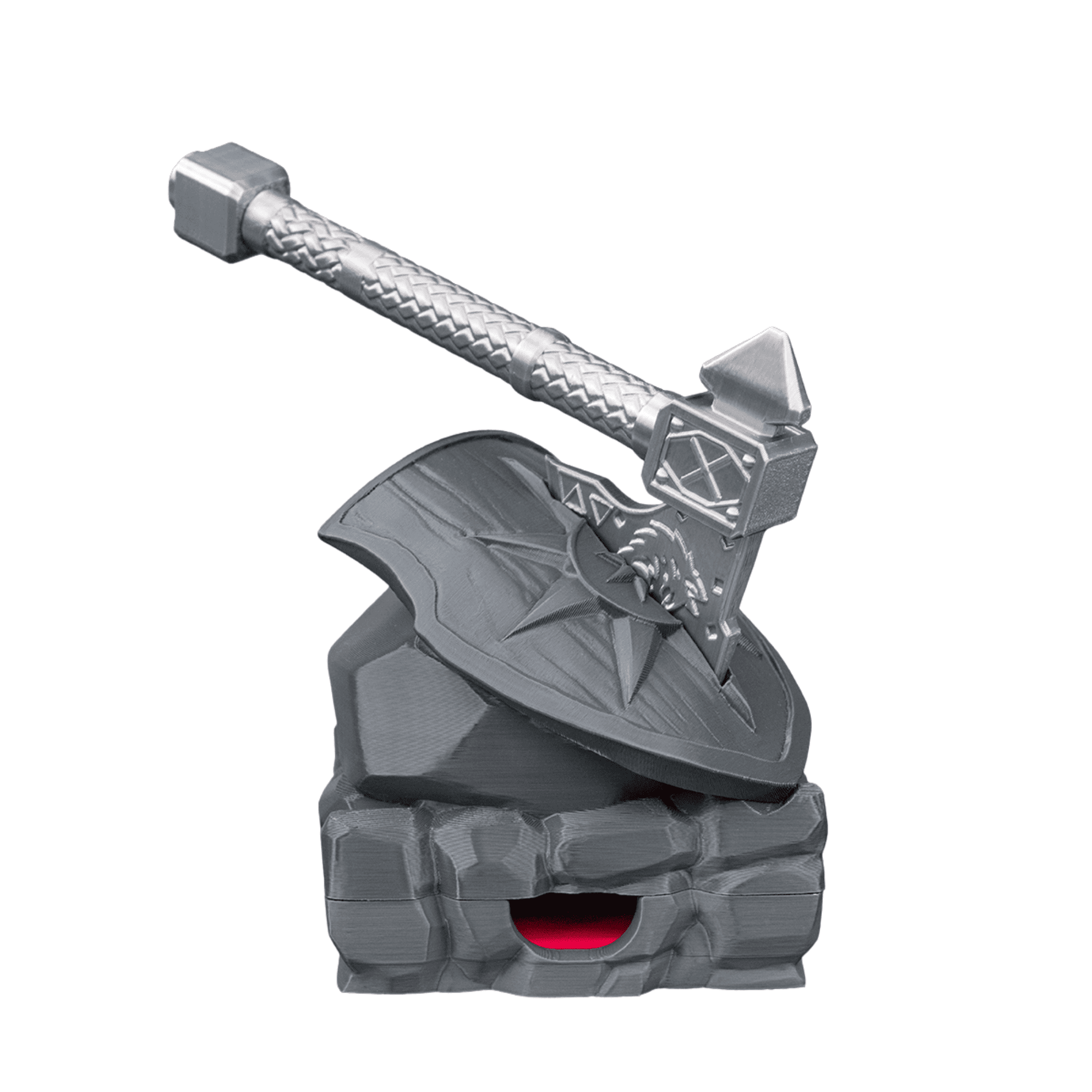 Medieval Armored Warrior Wearing Outerwear Mobile Phone Stand Knight Pen Holder Desk Organizers Resin Bookends Paperweight With A Letter Opener For Desk Black - View #6
