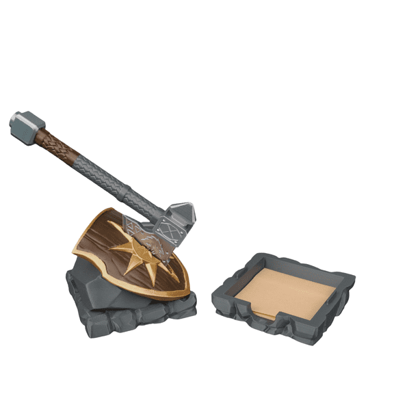 Viking Axe Pen Holder Desk Organizer Fantasy Resin Style Desktop Decor Pen Not Included
