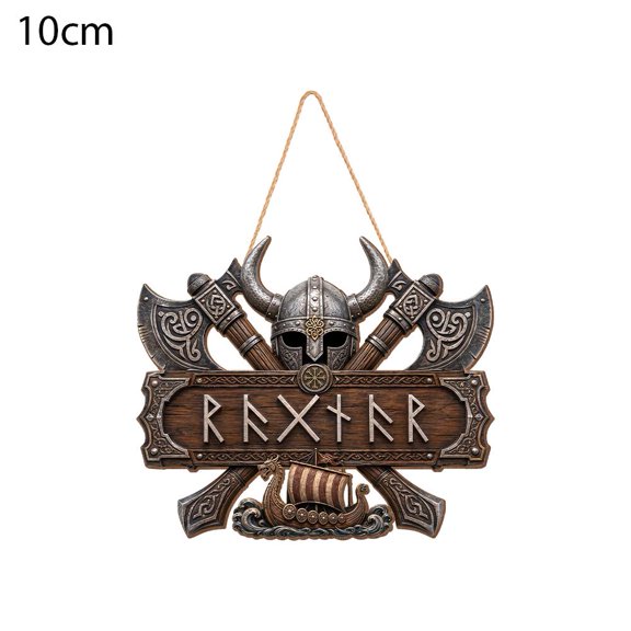 Viking Axe and Sword Acrylic Wall Ornament, Acrylic Material