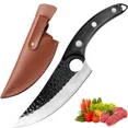thumbnail image 1 of Viking Boning Knife Japanese Forged Handmade Kitchen Butcher Cleaver With Sheath, 1 of 6
