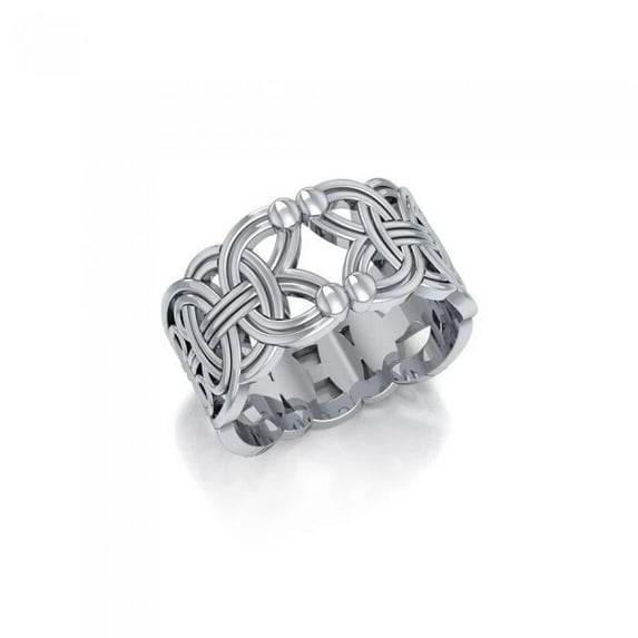 Viking Borre 925 Sterling Silver Ring Fine Norse Scandinavian Adventure Jewelry