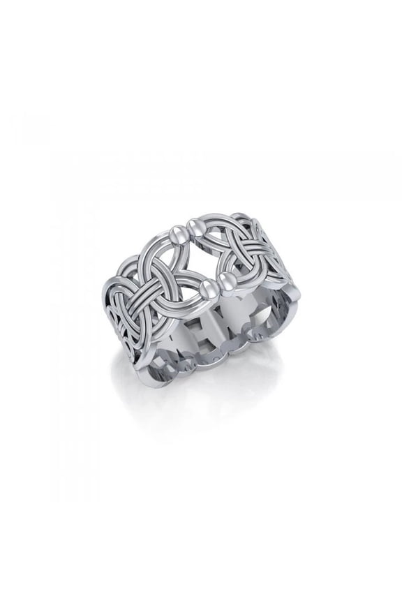 Viking Borre 925 Sterling Silver Ring Fine Norse Scandinavian Adventure Jewelry