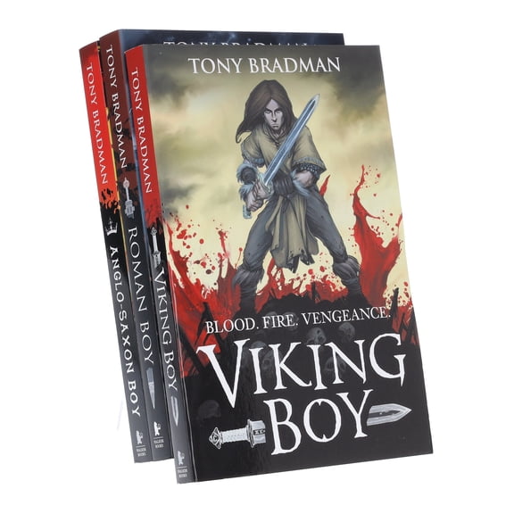 Viking Boy Series by Tony Bradman Illustrated 3 Books Set - Ages 9-12 - Paperback