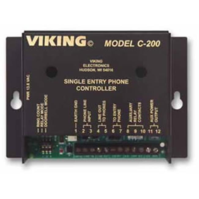 Control 4 Entry Viking C-200 Door Entry Control for 4 Entry Phones - Walmart.com