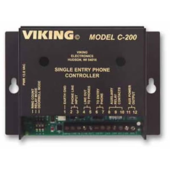 Viking C-200 Door Entry Control for 4 Entry Phones