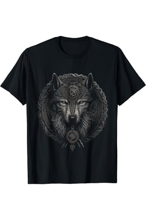 Viking Celtic Fenrir Wolf Women, Men T-Shirt, Unisex T-Shirt