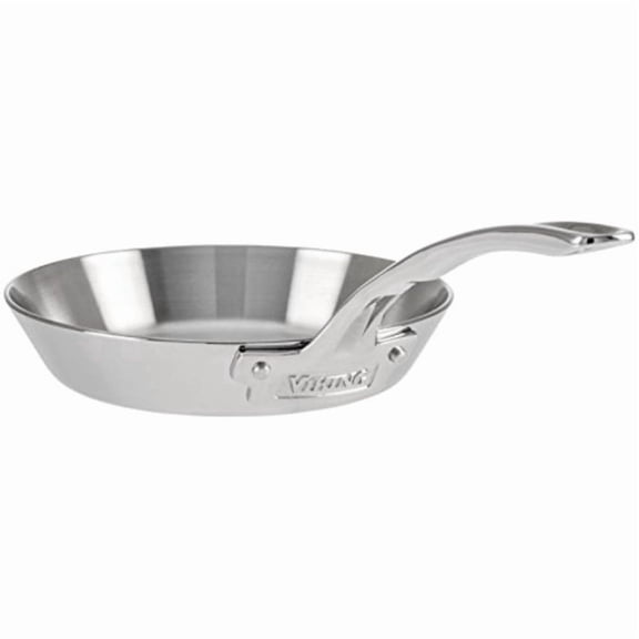Viking Culinary Contemporary 3-Ply Stainless Steel Fry Pan, 8 Inch