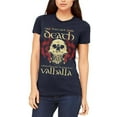 thumbnail image 1 of Viking Death Valhalla Juniors Soft T Shirt Navy MD, 1 of 1