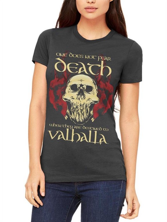 Viking Death Valhalla Juniors Soft T Shirt