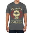 thumbnail image 1 of Viking Death Valhalla Mens Soft T Shirt Grey MD, 1 of 1