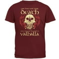 thumbnail image 1 of Viking Death Valhalla Mens T Shirt Garnet Red LG, 1 of 1