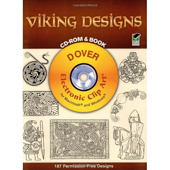 Pre-Owned Viking Designs CD-ROM and Book (Dover Electronic Clip Art) (Paperback) 0486995348 9780486995342