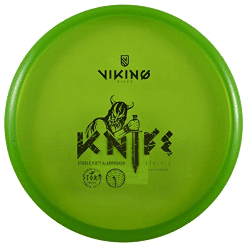 Viking Discs Knife Disc Golf Putter - Stable Driving Disc Golf Putters for All Skill Levels - Premium Storm Plastic (Green)