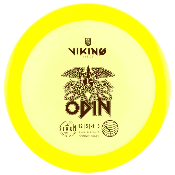 Viking Discs Odin Distance Driver - Premium Storm Plastic (Yellow)