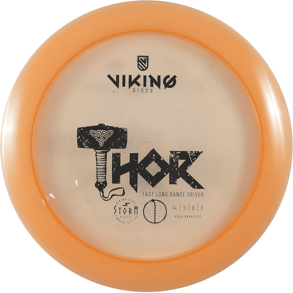 Viking Discs Thor - Premium Storm Plastic (Orange)
