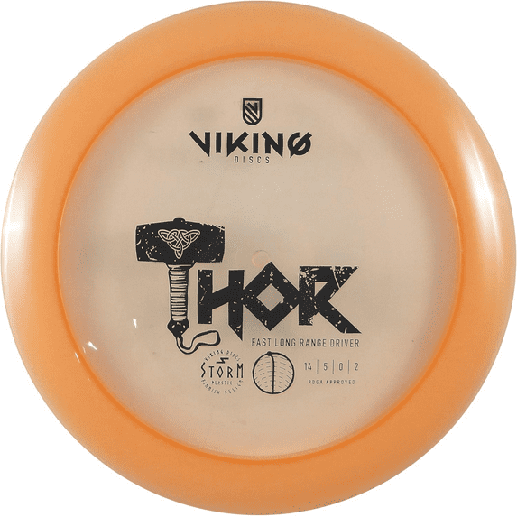 Viking Discs Thor - Premium Storm Plastic (Orange)