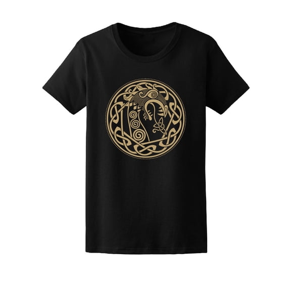 Viking Drakkar Celtic Dragon T-Shirt Men -Image by Shutterstock, Male 3X-Large