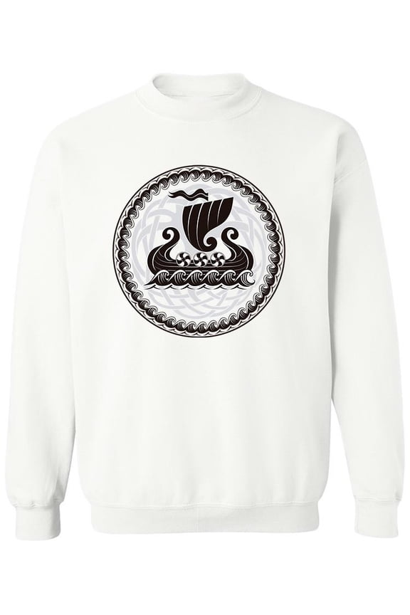 Viking Drakkar. Sweatshirt Men -Image by Shutterstock, Male Small