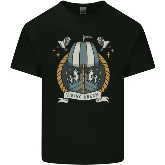 Viking Dream Ship Mens Womens T-Shirt