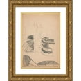 thumbnail image 1 of Viking Eggeling 18x24 Gold Ornate Framed and Double Matted Museum Art Print Titled - Original Drawings 20 (Early 20th&nbsp;Century), 1 of 4