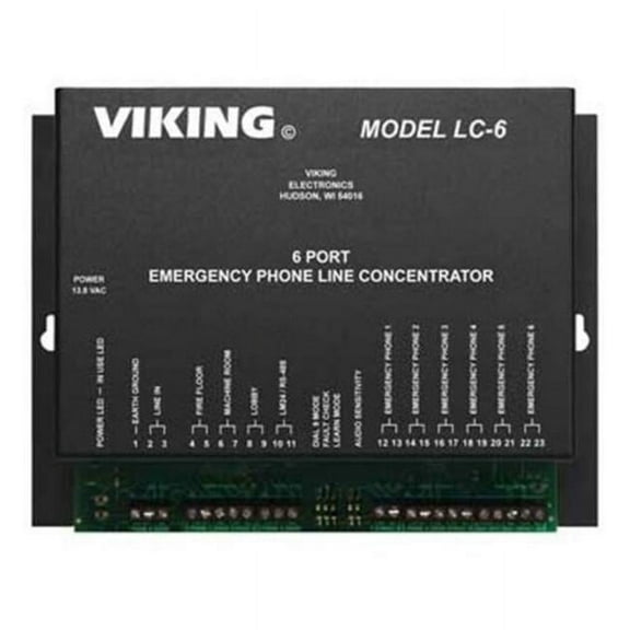 Viking Electronics 6 Port Line Concentrator for Emergency