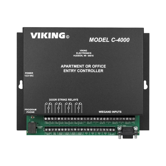Viking Electronics C-4000 Apartment/Office Entry Controller