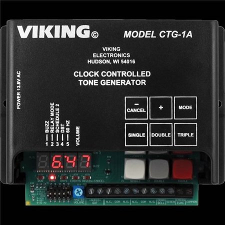 Viking Electronics CTG-1A Add Time Controlled Alert Tones & Emergency Tones to Your Paging System