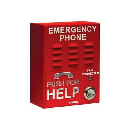 VOIP Emergency Phone with Dialer and Annoucer, Weather Protection