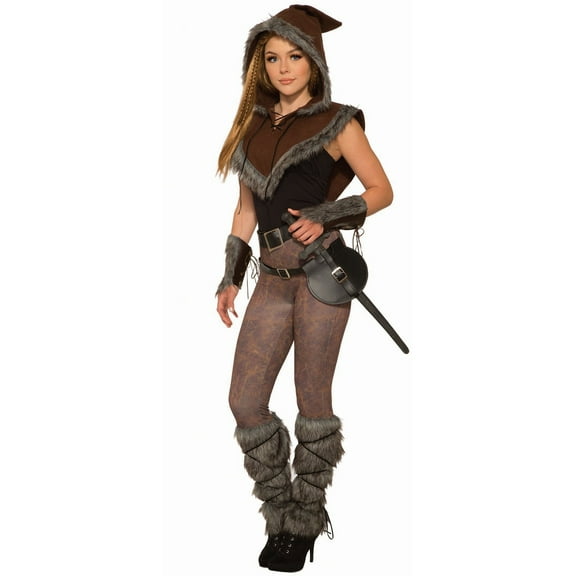 Viking - Fur Trim Hooded Capelet