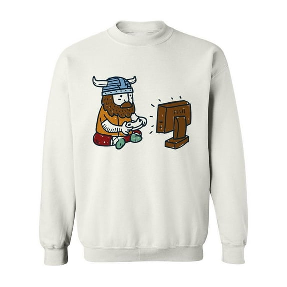 Viking Gamer Sweatshirt Men -Image by Shutterstock, Male XX-Large