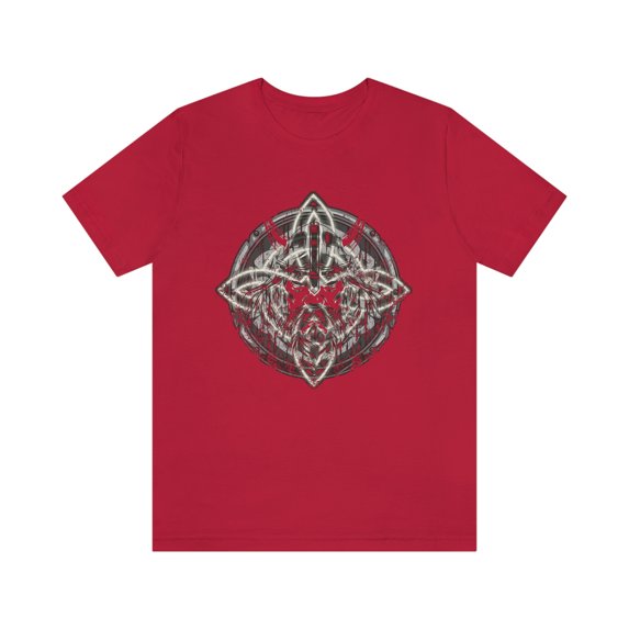 Viking Head On Shield T-Shirt